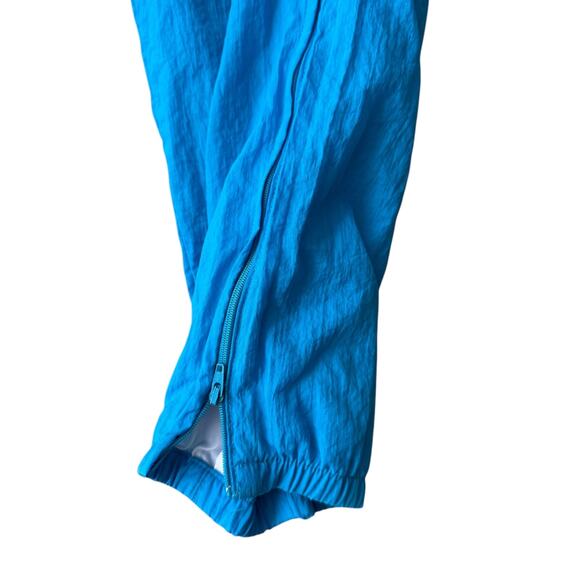 Rare Vintage Nike Men's Blue Green Windbreaker XL Track Suit Jacket & Pants Set - Picture 10 of 11
